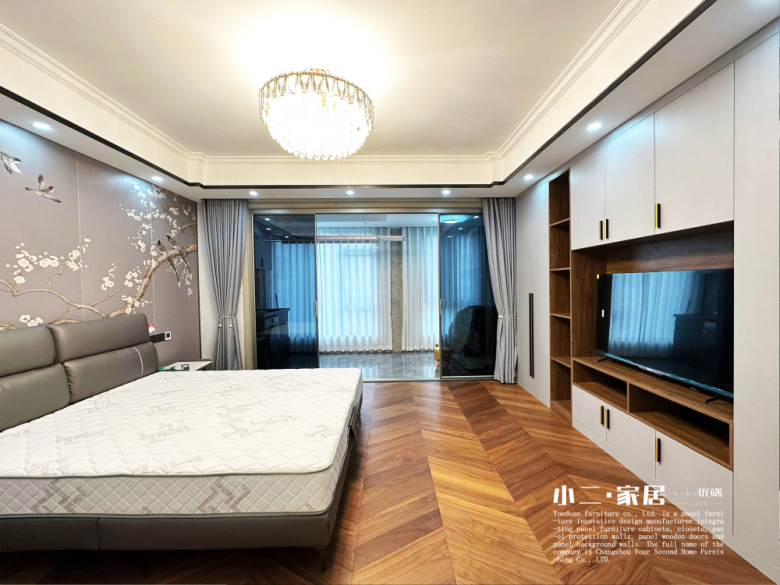 【小二家居4352 全屋定制】清溪人家 現(xiàn)代簡約-櫥柜衣柜定制家具 生產(chǎn)流程跟進(jìn)