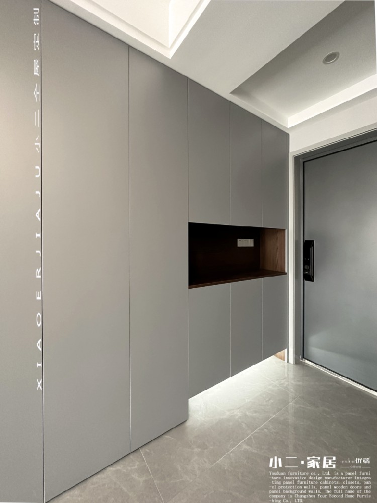 【小二家居0011 全屋定制】昱湖上觀 現(xiàn)代簡約-櫥柜衣柜定制家具 生產(chǎn)流程跟進