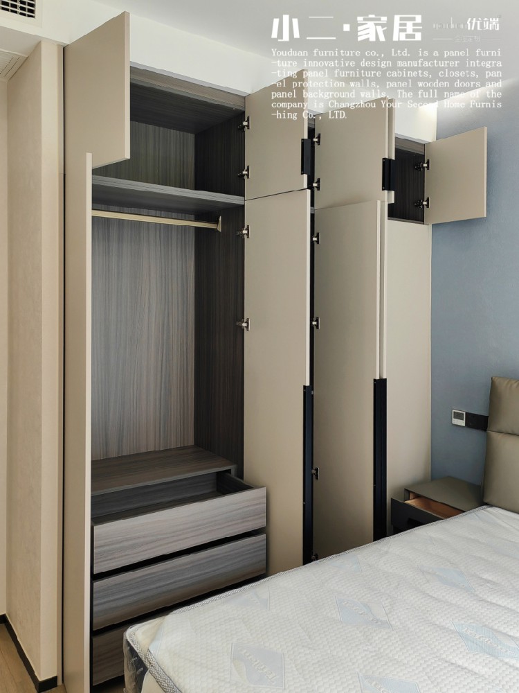 【小二家居2155 全屋定制】江陰馮溪花苑 現代簡約-櫥柜衣柜定制家具