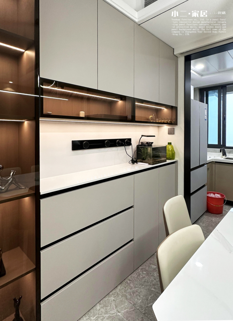 【小二家居4715 全屋定制】江陰濱江 現(xiàn)代簡(jiǎn)約-櫥柜衣柜定制家具 生產(chǎn)流程跟進(jìn)