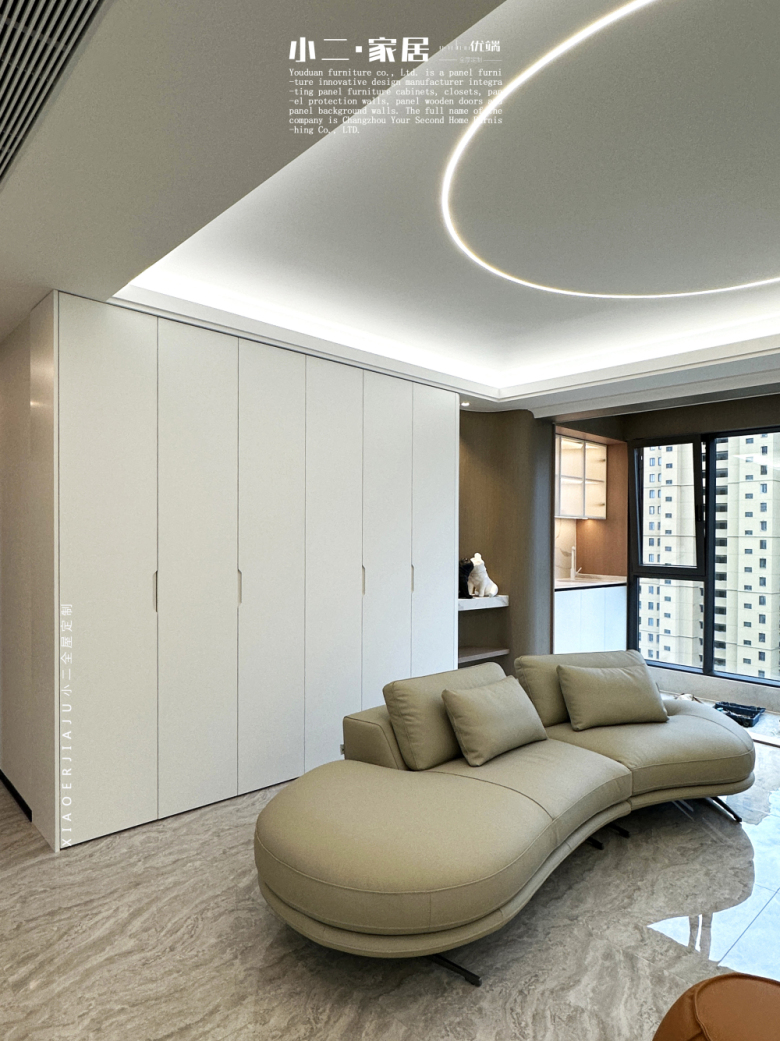 【小二家居2820 全屋定制】錦云華庭 現(xiàn)代簡約-櫥柜衣柜定制家具 生產(chǎn)流程跟進